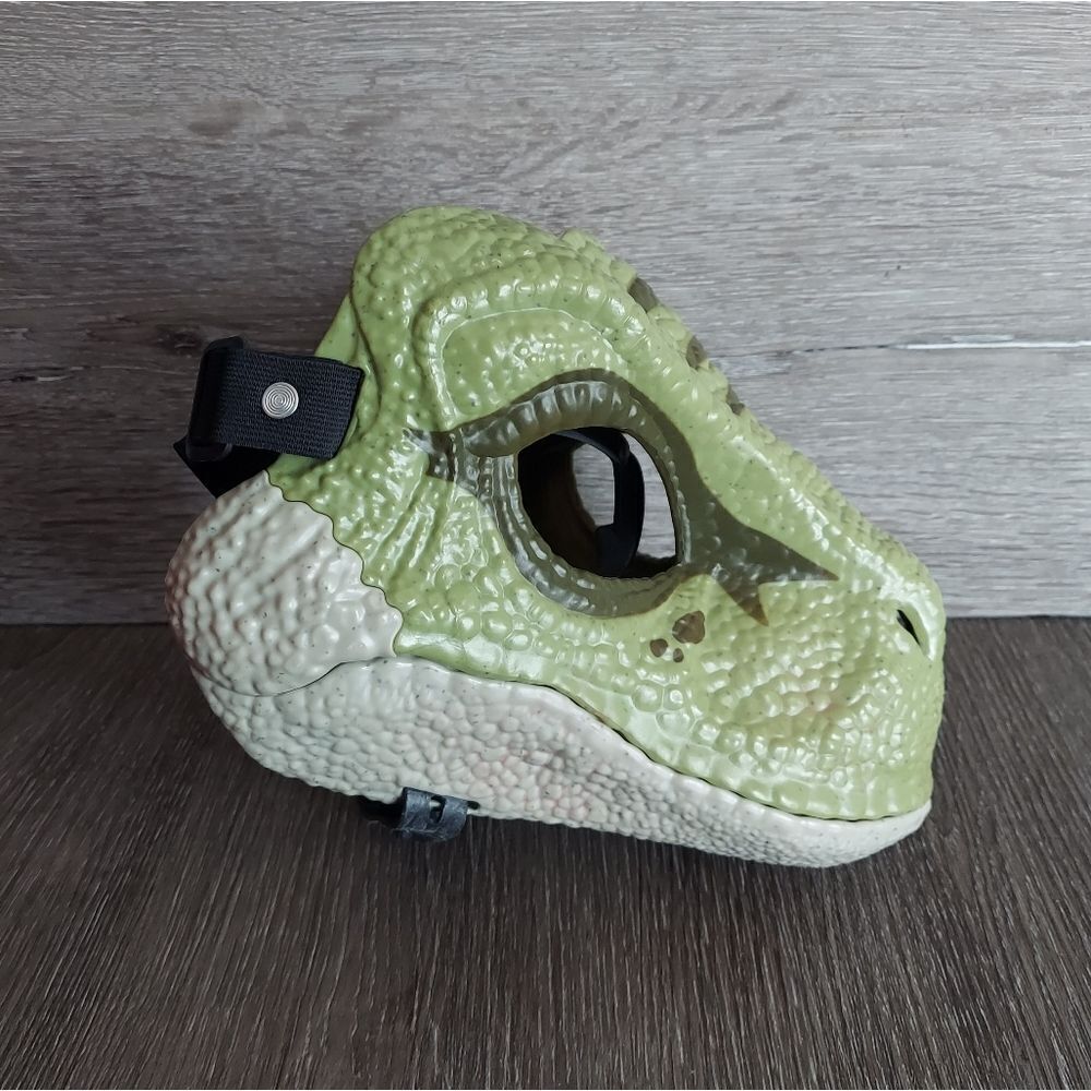 Jurassic World Green Velociraptor Raptor Dinosaur Mask Jurassic Park